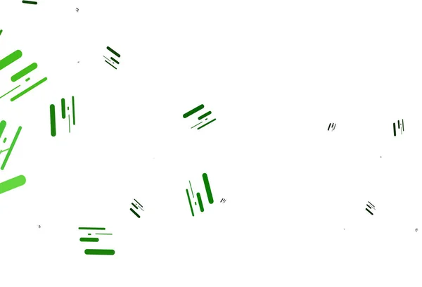 Hellgrüner Vektorhintergrund Mit Geraden Linien — Stockvektor