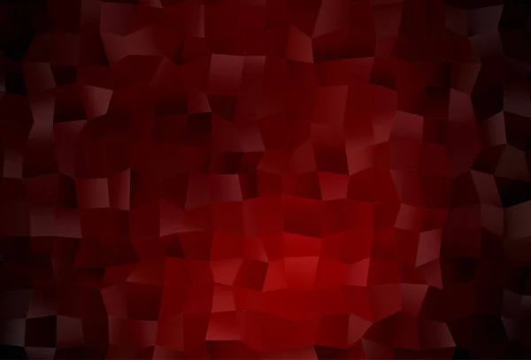 Textura Poligonal Abstracta Vectorial Rojo Oscuro — Vector de stock