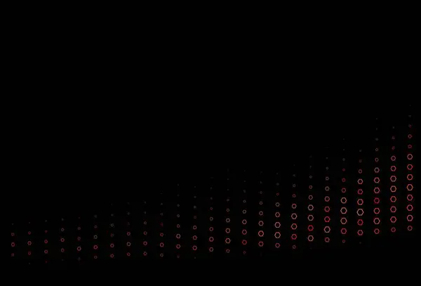 Sötétzöld Vörös Vektor Háttér Hatszögekkel Tervezés Absztrakt Stílusban Hatszögekkel Gyönyörű — Stock Vector