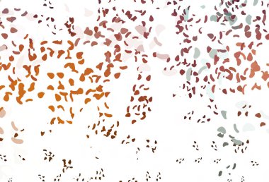 Soyut biçimlere sahip Açık Turuncu vektör arkaplanı.