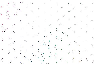 Işık Çokrenkli, Gökkuşağı vektör örtüsü çokgen biçiminde daireler ile.