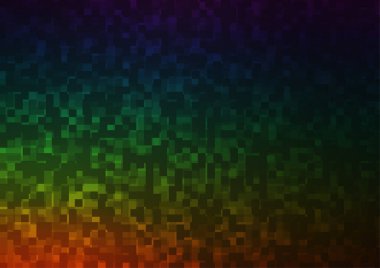 Koyu Çokrenkli, Gökkuşağı vektör dokusu dikdörtgen biçiminde.