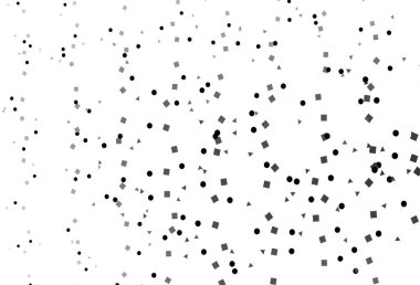 Aydınlık Gümüş, gri vektör örtüsü daireler şeklinde çokgen.