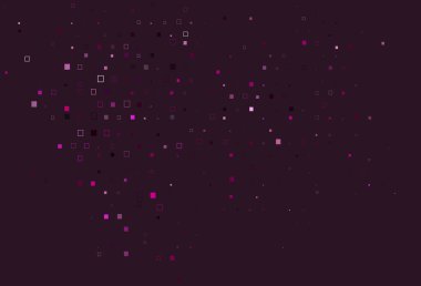 Dikdörtgenler, kareler ile Açık Pembe vektör düzeni.