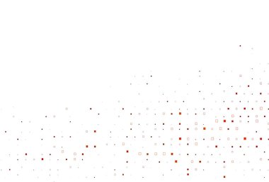 Çokgen biçiminde Açık Turuncu vektör kapağı.