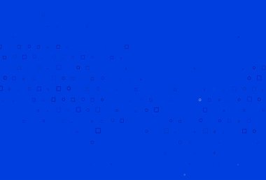 Dairesel benekli hafif Mavili vektör düzeni, küpler.