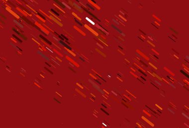 Dar çizgileri olan Açık Turuncu vektör deseni.