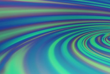 Açık mavi, lav şekilli yeşil vektör şablonu. Belirsiz, soyut ve gradyan bir çizim. İşiniz için yepyeni bir mermer tasarımı..