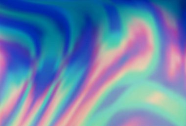 Bükülmüş kurdeleli hafif BLUE vektör şablonu.