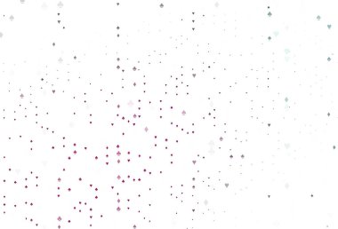 Kart işaretli Açık Pembe vektör arkaplanı.