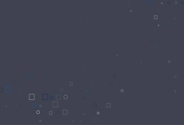 Diskleri, dikdörtgenleri olan hafif BLUE vektör dokusu.