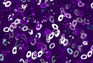 Çember şekilli hafif Mor vektör düzeni.