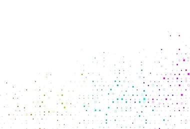 Açık Çokrenkli, dikdörtgenli Gökkuşağı vektör arkaplanı.