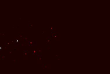 Açık Yeşil, oyun kartlarıyla kırmızı vektör dokusu.