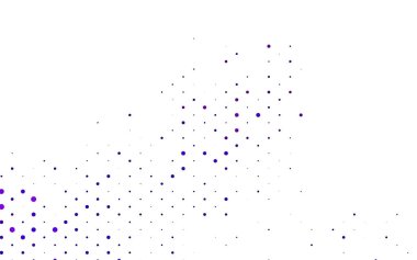 Kristallerle, dairelerle, karelerle vektör şablonu. Renkli noktaları, çizgileri, küpleri olan soyut çizimler. İş ilanları, broşürler, broşürler için desen