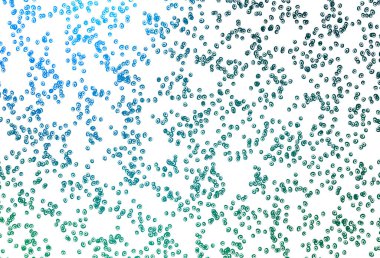 Açık Mavi, diskleri olan yeşil vektör dokusu.