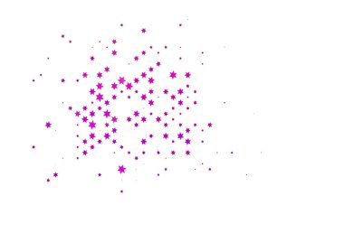 Renkli yıldızlı hafif Mor vektör arkaplanı.