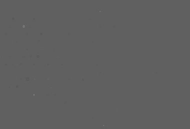 Açık Gümüş, dairesel ve dikdörtgenli gri vektör arkaplanı.