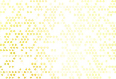 Açık sarı, turuncu vektör benekli. Bulanık dekoratif tasarım baloncuklu soyut tarzda. Suyun deseni, yağmur damlaları.