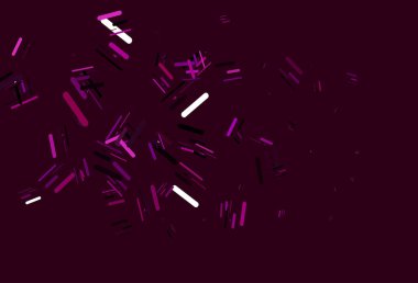 Dar çizgileri olan hafif Mor vektör deseni.