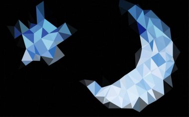 parlak soyut üçgen arkaplan, vektör çizimi  