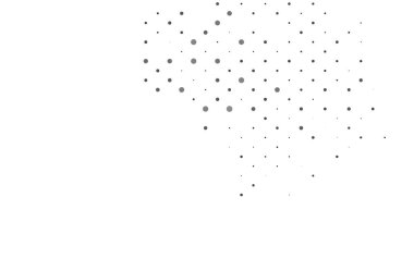 Kristallerle, dairelerle, karelerle vektör şablonu. Renkli noktaları, çizgileri, küpleri olan soyut çizimler. İş ilanları, broşürler, broşürler için desen