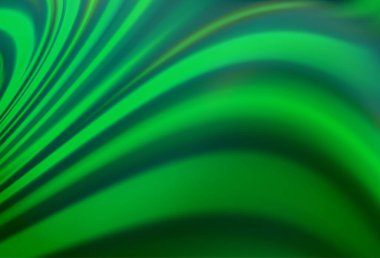 Eğri daireli açık yeşil vektör deseni.