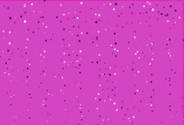 Açık Pembe vektör arkaplanı çizgiler, daireler, eşkenar dörtgen.