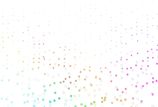 光多色 結晶と虹のベクトルパターン 長方形 — ストックベクタ