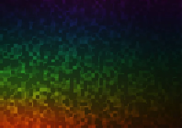 Multicolor Oscuro Textura Del Vector Del Arco Iris Estilo Rectangular — Archivo Imágenes Vectoriales