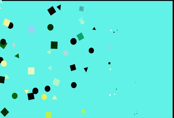 ライトグリーン 長方形の黄色のベクトルレイアウト — ストックベクタ
