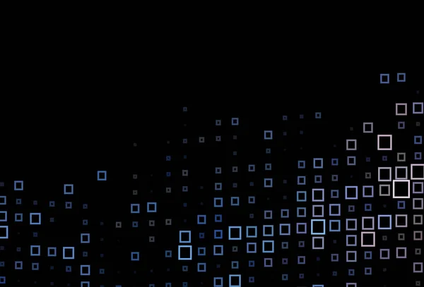 Agencement Vectoriel Bleu Foncé Avec Lignes Rectangles — Image vectorielle
