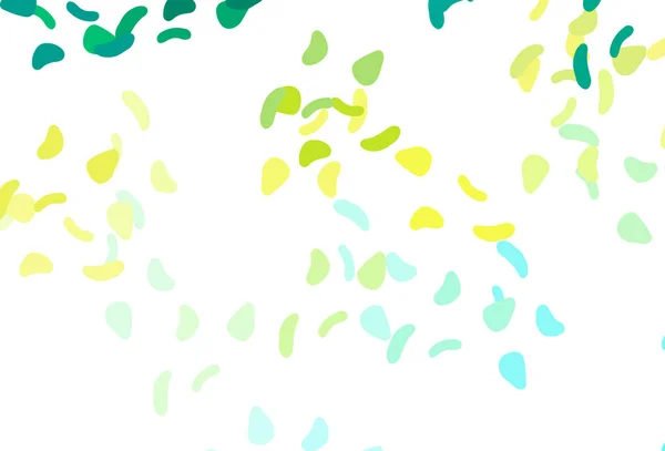 Ανοιχτό Πράσινο Κίτρινο Διάνυσμα Φόντο Αφηρημένα Σχήματα — Διανυσματικό Αρχείο