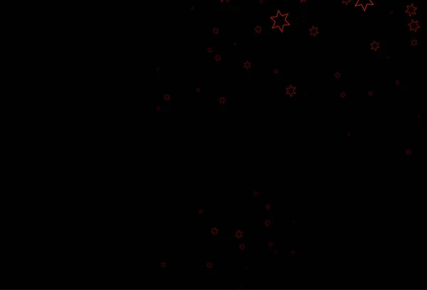 美しい星とダークオレンジベクトルテクスチャ — ストックベクタ