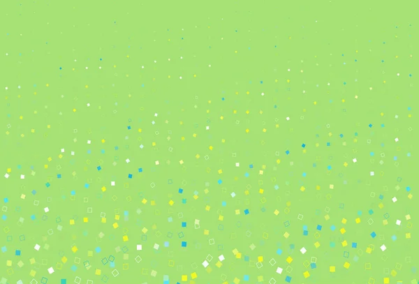 ライトブルー 長方形の黄色のベクトル背景 — ストックベクタ