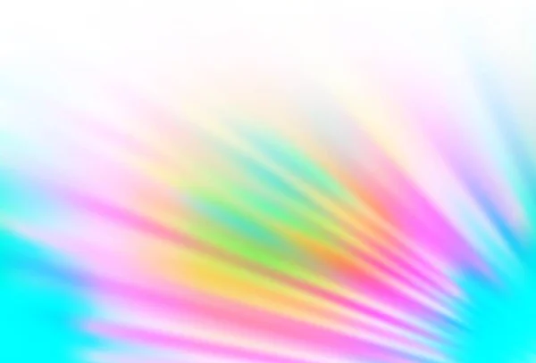 Licht Multicolor Rainbow Vector Template Met Herhaalde Sticks Wazig Decoratief — Stockvector