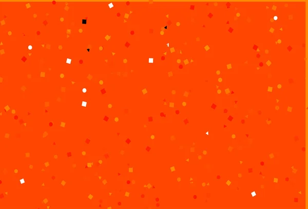 Diseño Vectorial Naranja Claro Con Círculos Líneas Rectángulos — Archivo Imágenes Vectoriales