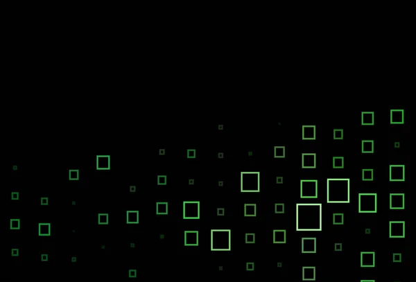 Fondo Vector Verde Oscuro Con Rectángulos — Vector de stock