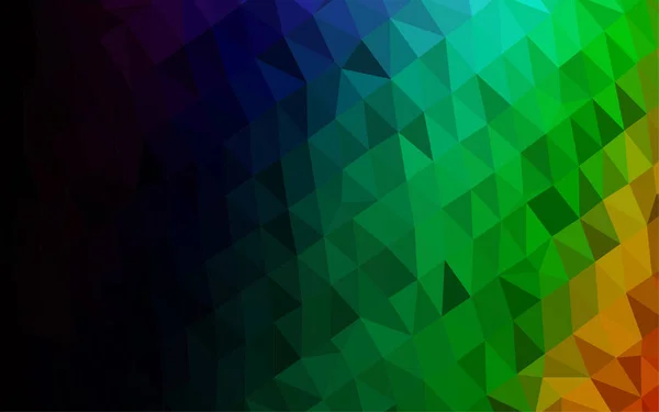 Fond Triangulaire Abstrait Coloré Illustration Vectorielle — Image vectorielle