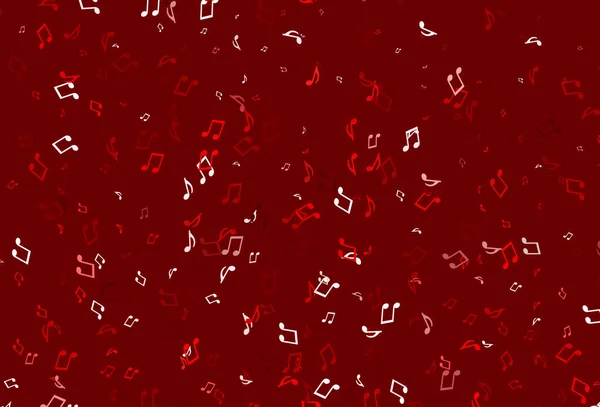 Texture Vectorielle Colorée Légère Avec Des Notes Musicales — Image vectorielle