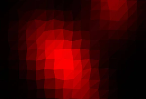 Couverture Polygonale Abstraite Vectorielle Rouge Foncé — Image vectorielle