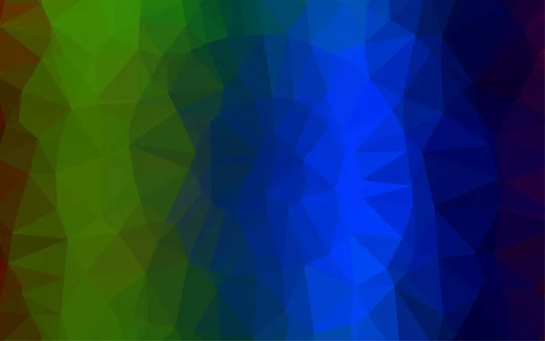 색색의 삼각형 일러스트 — 스톡 벡터