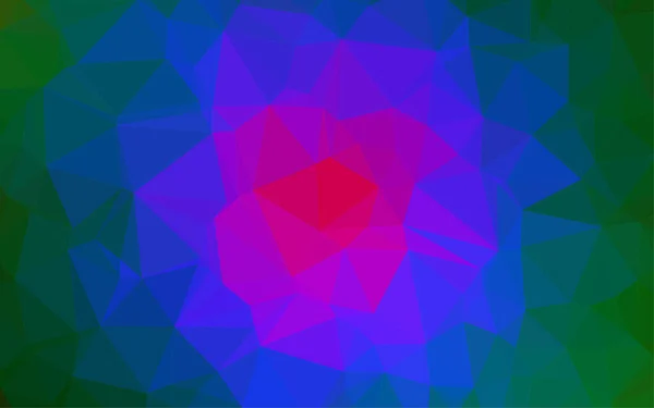 Красочный Абстрактный Треугольный Фон Векторная Иллюстрация — стоковый вектор