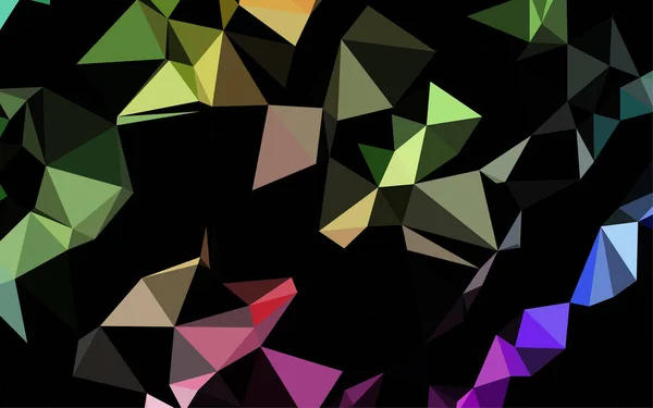 Heller Abstrakter Dreieckiger Hintergrund Vektorillustration — Stockvektor