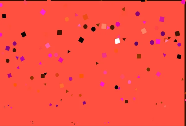 ライトピンク ライン 菱形の黄色のベクトル背景 — ストックベクタ