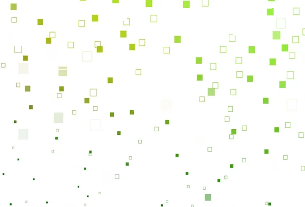 Шаблон Светло Зеленого Вектора Квадратным Стилем — стоковый вектор