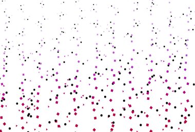 Üçgenli, daireli, küplü hafif Mor vektör arkaplanı.