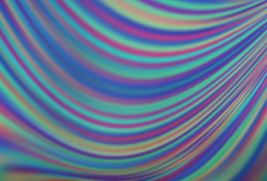 Kabarcık şekilli hafif BLUE vektör arkaplanı. Eğilimli zarif, parlak bir çizim. Arkaplanlar için desenli dalga deseni.