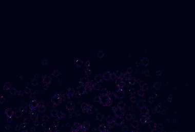 Açık Pembe, daire şekilli Mavi vektör düzeni.