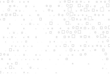 Açık Gümüş, dairesel benekli gri vektör düzeni, küpler.